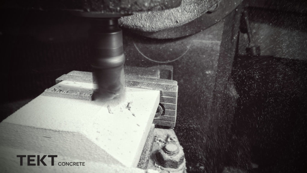 Proces produkcji kafli z betonu architektonicznego TEKT Concrete - MILKE